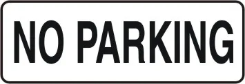 G 752 — GENERAL - NO PARKING